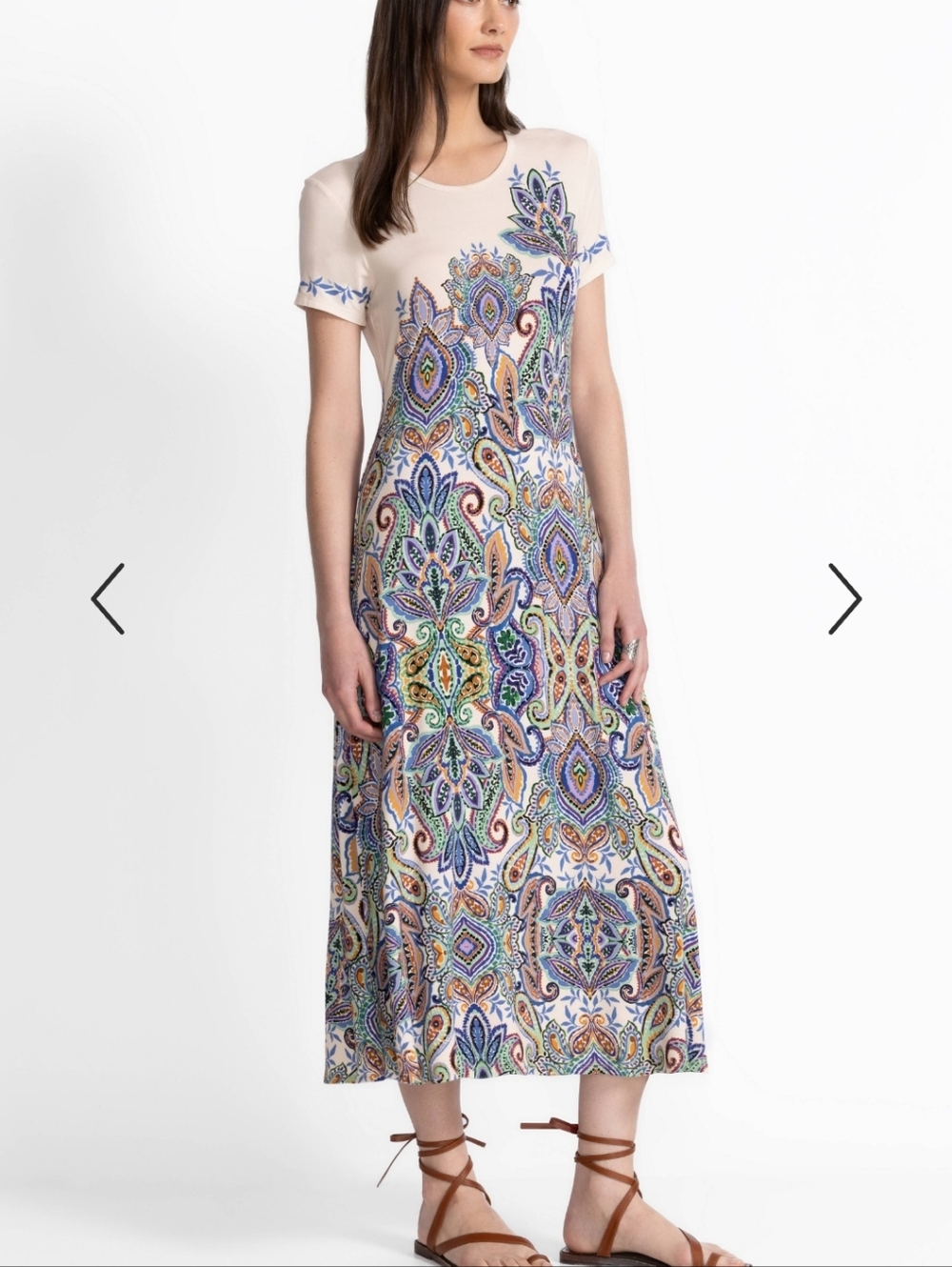 NEW JOHNNY WAS the Janie favorite cap sleeve dress in Ruta NWT Size XL